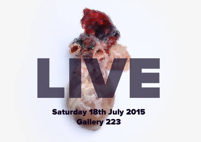LIVE at Gallery 223 on Saturday 18th July 2015